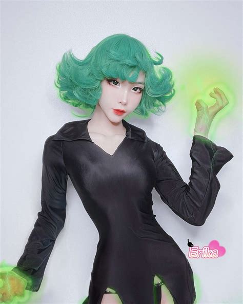 Cosplay Impressionante de Tatsumaki de One Punch Man por。